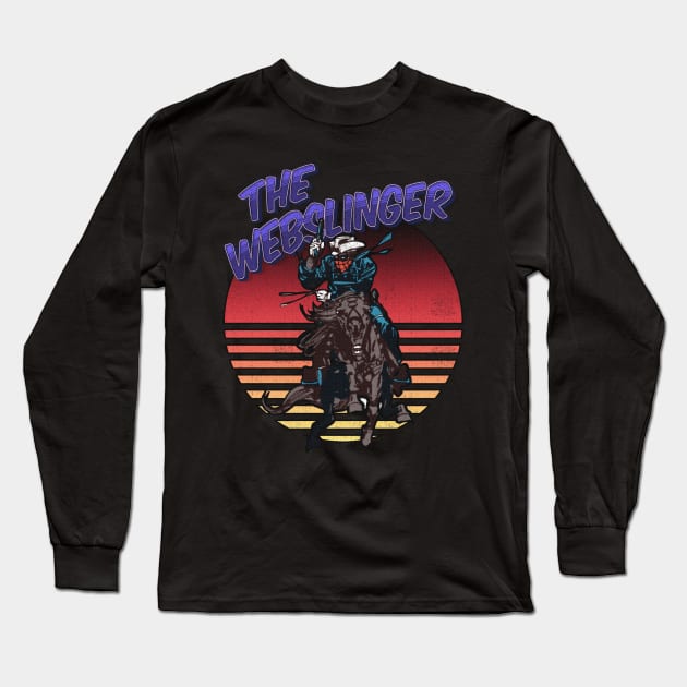 The Slinger! (Texture) Long Sleeve T-Shirt by Rickster07